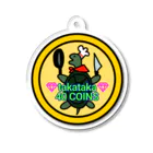 たなかなたの店の亀のコインアクキー Acrylic Key Chain