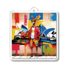 GRAFFITYのkanagroo-man-1 Acrylic Key Chain