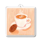 Sikisiyoのレトロ風なコーヒーイラストグッズ Acrylic Key Chain