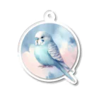 コトリショップのPuri セキセイインコ Acrylic Key Chain