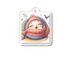 shop@brcの笑福猫　k.ver Acrylic Key Chain