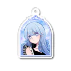 さくりゃ | オリジナルイラストグッズの宝石女子 Acrylic Key Chain