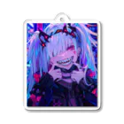 kirakiraのCrazy★girl Tシャツ001 Acrylic Key Chain