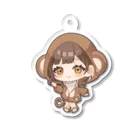 おさるちゃんのおさるちゃん猿耳パーカー Acrylic Key Chain