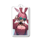 manathubiのルナ Acrylic Key Chain