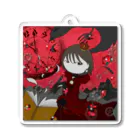 虚無虚無 光 黒猫 (忘却の魔女）の輪廻終末手記_不死鳥論2 Acrylic Key Chain