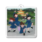 ユウリラ公式shopの金閣寺 Acrylic Key Chain