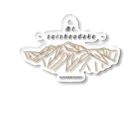 CLOVER🍀EFFECTの水晶岳 Acrylic Key Chain