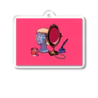 ときどきサボタージュのA Life of A City Girl Acrylic Key Chain