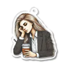 ETOWA_TOWAのDaydreaming Desk Diva Acrylic Key Chain