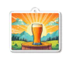 山田綾の夏到来ビールグッズ！Beerで皆で盛り上がろう！ Acrylic Key Chain