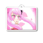 flakey108の夢見る少女(桜) Acrylic Key Chain