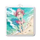 yozoraniyumeoの魔法夏少女 Acrylic Key Chain