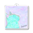 保護猫シェルター「ルアナ」のルアナ Acrylic Key Chain