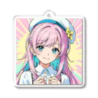 yozoraniyumeoの魔法ベレー少女 Acrylic Key Chain