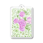 totoartの紫陽花 Acrylic Key Chain