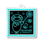 mitomaru'z🐧🐷🐼🐻🐰のみとまるずネオンシリーズ・フラワー・ぺな🐧 Acrylic Key Chain