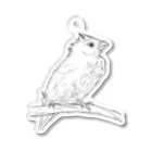 Lily bird（リリーバード）の水浴び文鳥 Acrylic Key Chain