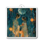 AQUAMETAVERSEの織姫と彦星・七夕祭り　Tomoe bb 2712 Acrylic Key Chain