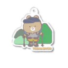 SAKURA-SAKURAの山登りくまくん Acrylic Key Chain