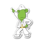 PY Kobo Pat's WorksのDISCO FROGBERT Acrylic Key Chain