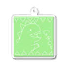 たやまあすか@シンガーソングライターのKAIJUU（グリーン） Acrylic Key Chain