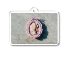 e.s.w.のlady's profile 1 Acrylic Key Chain