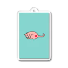 らぴの堂のねこゴロゴロ アクリルキーホルダー