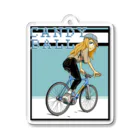 nidan-illustrationのCANDY BALL (fixie girl) Acrylic Key Chain