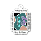 トーストのHang in there.グリーン Acrylic Key Chain