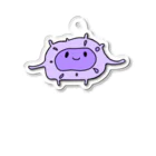 raraのゆるかわTシャツ屋さんのマクロファージ Acrylic Key Chain