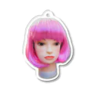 シュールな雑貨屋さんの鳥肌ちゃん Acrylic Key Chain