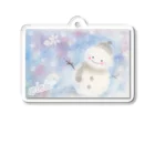 からふるの雪だるま Acrylic Key Chain