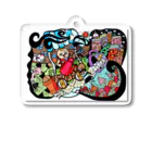 FANTASY PAPERARTの猫の珈琲屋さん Acrylic Key Chain