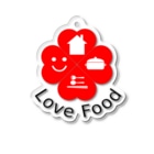 PY Kobo Yuko’ｓ GalleryのLOVE FOOD Acrylic Key Chain