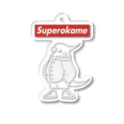 ほほらら工房 SUZURI支店のSuperokame アクリルキーホルダー