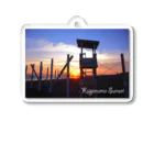 photo-kiokuの湘南夕景 Acrylic Key Chain