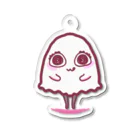 Ri0のいたずらおばけちゃん(ぴんく) Acrylic Key Chain