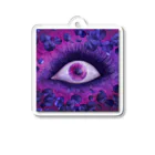 Lilasbillz -リラ冷え-のゴルゴーンの眼 Acrylic Key Chain