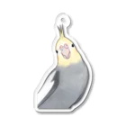 まめるりはことりのおしゃまなオカメインコちゃん【まめるりはことり】 Acrylic Key Chain