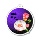 idumi-artの花椿 Acrylic Key Chain