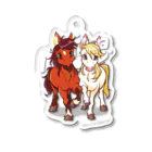 mofuwaのPONY FRIENDS アクリルキーホルダー