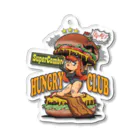 nidan-illustrationの"HUNGRY CLUB" Acrylic Key Chain