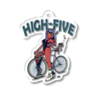 nidan-illustrationの"HIGH FIVE" アクリルキーホルダー