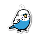 Cody the LovebirdのChubby Bird 大型セキセイインコ Acrylic Key Chain