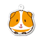 モルモットのミマモル隊のプイちゃん Acrylic Key Chain