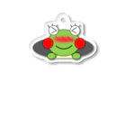 🐸かえるさんと仲間たち🐸の穴に入りたいかえるさん アクリルキーホルダー