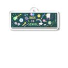 ぽんぽこあんぽんたんのエモい黒板　緑 Acrylic Key Chain