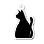 TAR fashion’sのシルエット（猫） Acrylic Key Chain