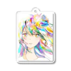 ピヨ_chemistryの花 Acrylic Key Chain